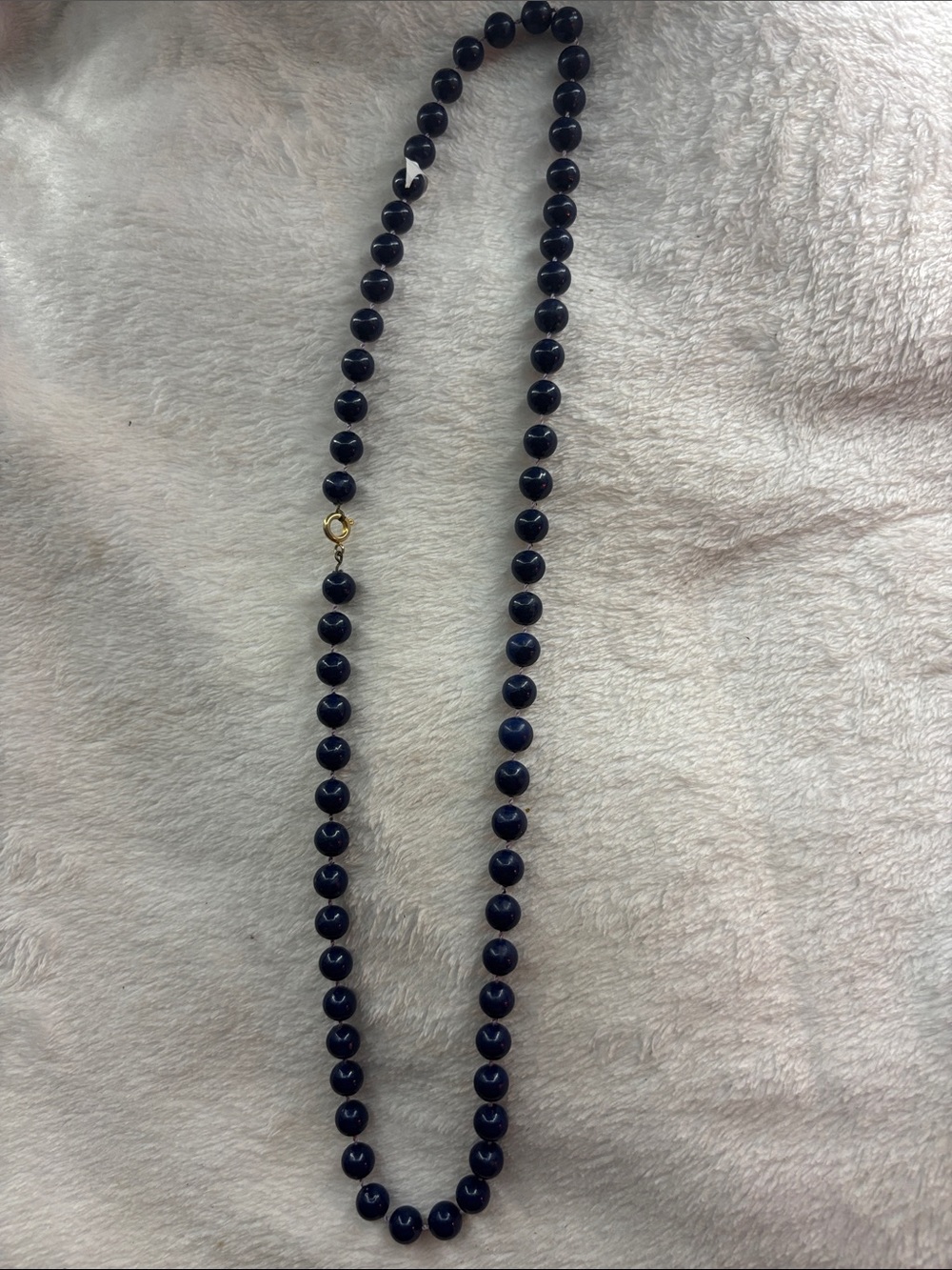 Classic Navy Bead Necklace - Women Jewelry